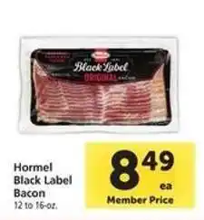 Safeway Hormel Black Label Bacon offer