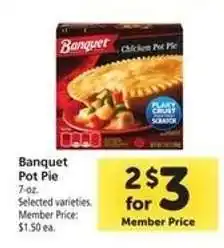 Safeway Banquet Pot Pie offer