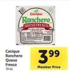 Safeway Cacique Ranchero Queso Fresco offer