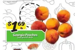 Winn Dixie Georgia Peaches offer