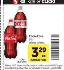 Safeway Coca-Cola offer