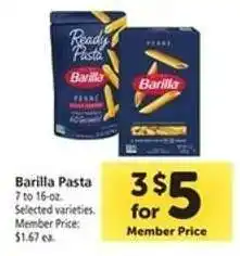 Safeway Barilla Pasta offer