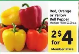 Safeway Bell Pepper offer
