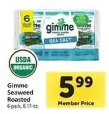 Safeway Gimme Seaweed Roasted offer