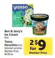 Safeway Ben & Jerry's Ice Cream offer