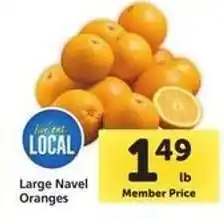 Safeway Large Navel Oranges offer