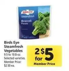 Safeway Birds Eye Steamfresh Vegetables offer