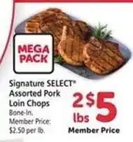 Safeway Signature SELECT Assorted Pork Loin Chops offer