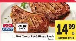Safeway USDA Choice Beef Ribeye Steak offer