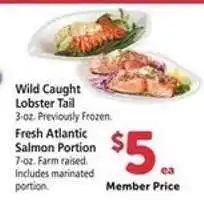 Safeway Fresh Atlantic Salmon Portion offer