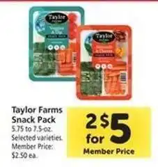 Safeway Taylor Farms Snack Pack offer