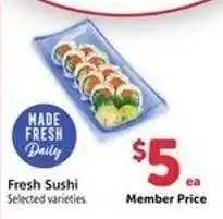 Safeway Fresh Sushi offer