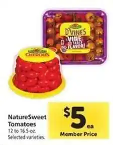 Safeway NatureSweet Tomatoes offer