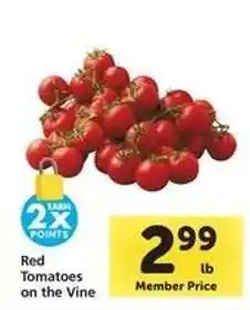 Safeway Red Tomatoes on the Vine offer