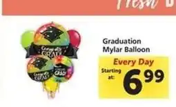 Safeway Graduation Mylar Balloon offer