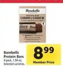 Safeway Barebells protein bars offer
