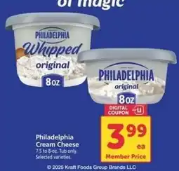 Safeway Philadelphia Cream Cheese offer