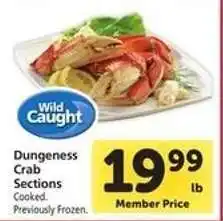 Safeway Dungeness Crab Sections offer