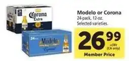 Safeway Modelo or Corona offer