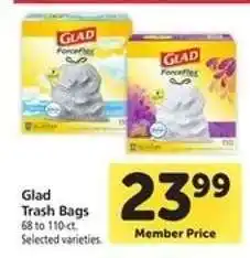 Safeway Glad Trash Bags offer