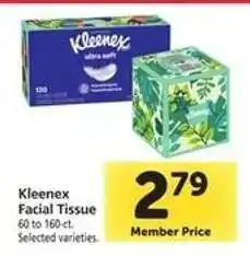 Safeway Kleenex Facial Tissue offer