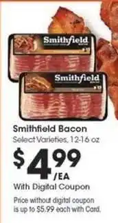 Kroger Smithfield Bacon offer