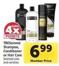 Safeway TRESemmé Shampoo, Conditioner or Hair Care offer