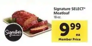 Safeway Signature SELECT Meatloaf offer