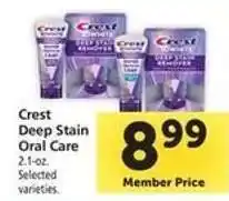 Safeway Crest Deep Stain Oral Care offer