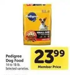 Safeway Pedigree Dog Food offer