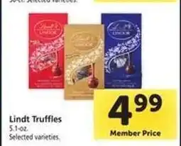 Safeway Lindt Truffles offer