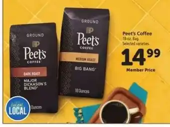 Safeway Peet's Coffee offer