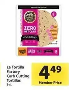 Safeway La Tortilla Factory Carb Cutting Tortillas offer