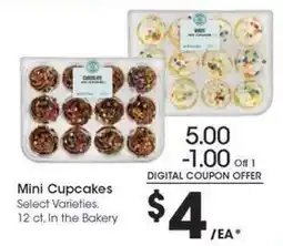 Kroger Mini Cupcakes offer