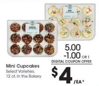 Kroger Mini Cupcakes offer