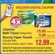 Safeway Charmin Bath Tissue, Bounty Paper Towels offer