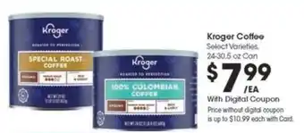 Kroger Kroger Coffee offer