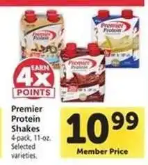Safeway Premier Protein Shakes offer