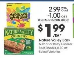 Kroger Nature Valley Bars offer