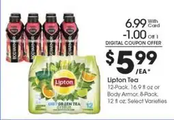 Kroger Lipton Tea or Body Armor offer