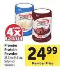 Safeway Premier Protein Powder offer