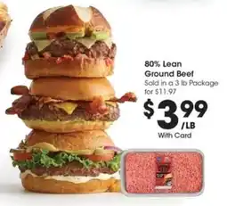 Kroger 80% Lean Ground Beef offer