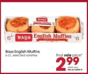 Giant Eagle Bays English Muffins offer