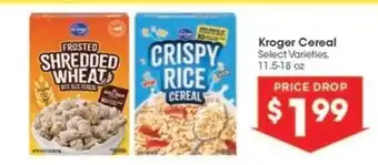 Kroger Kroger Cereal offer