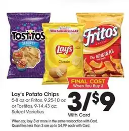 Kroger Lay's Potato Chips offer