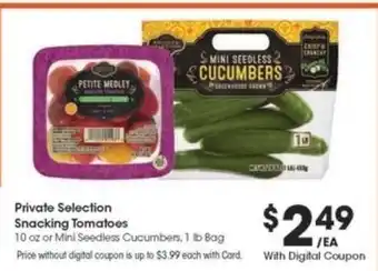 Kroger Private Selection Snacking Tomatoes offer