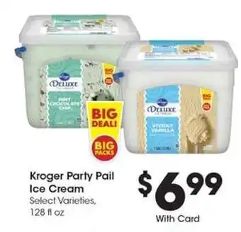 Kroger Kroger Party Pail Ice Cream offer