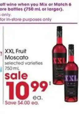 Giant Eagle XXL Fruit Moscato offer