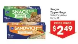 Kroger Kroger Zipper Bags offer