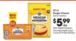 Kroger Kroger Cheese offer
